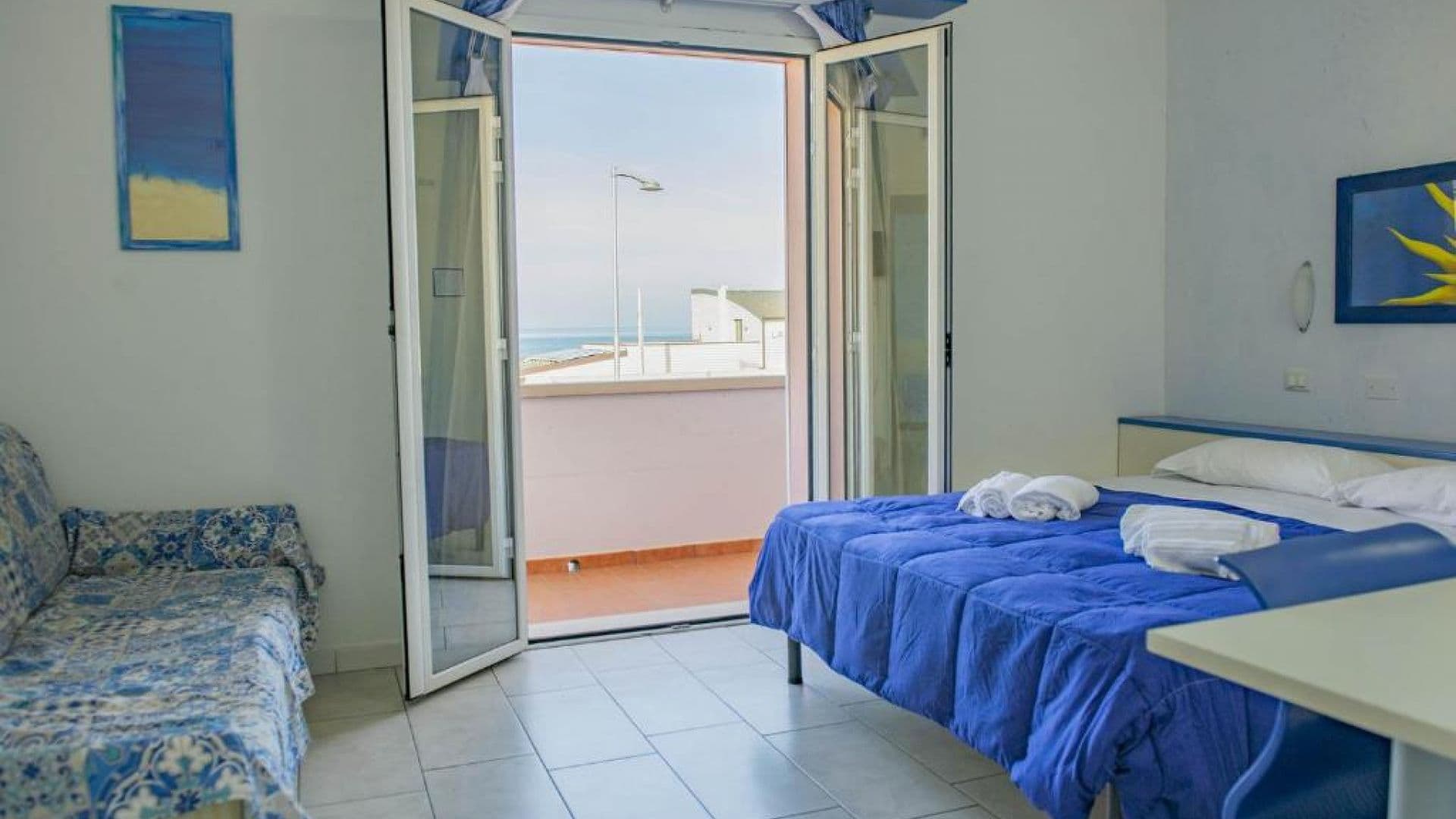 Camera Tripla con Balcone Hotel del Sole San Vincenzo